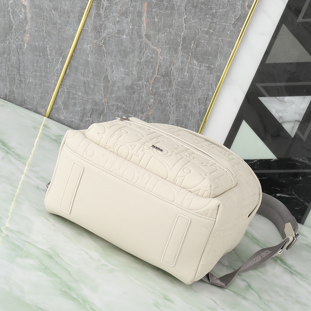 Dior Shoulder Bag Cow Leather Beige L-s-199l