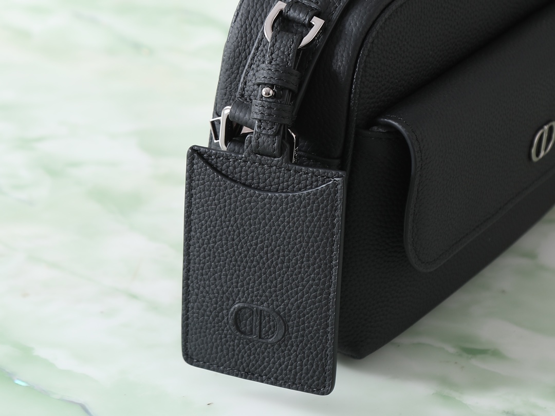 Dior Messenger Bag Cow Leather Black