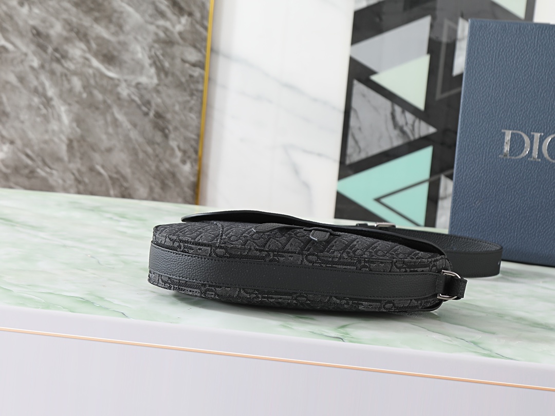 Dior Basic Bag Cow Leather Black L-s