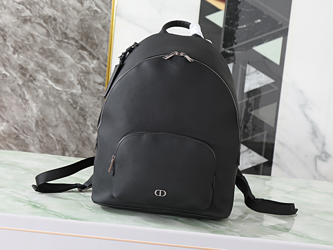 Dior Basic Bag Cow Leather Black Foldable