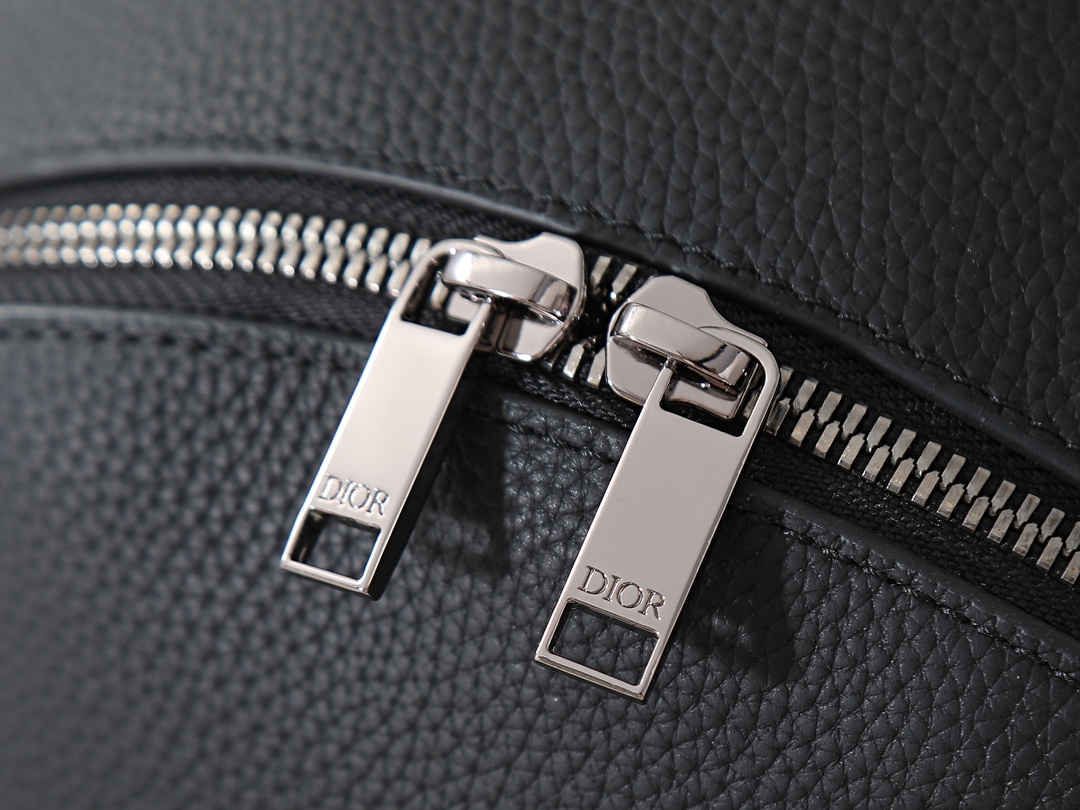 Dior Basic Bag Cow Leather Black Foldable