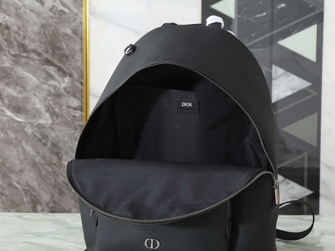 Dior Basic Bag Cow Leather Black Foldable