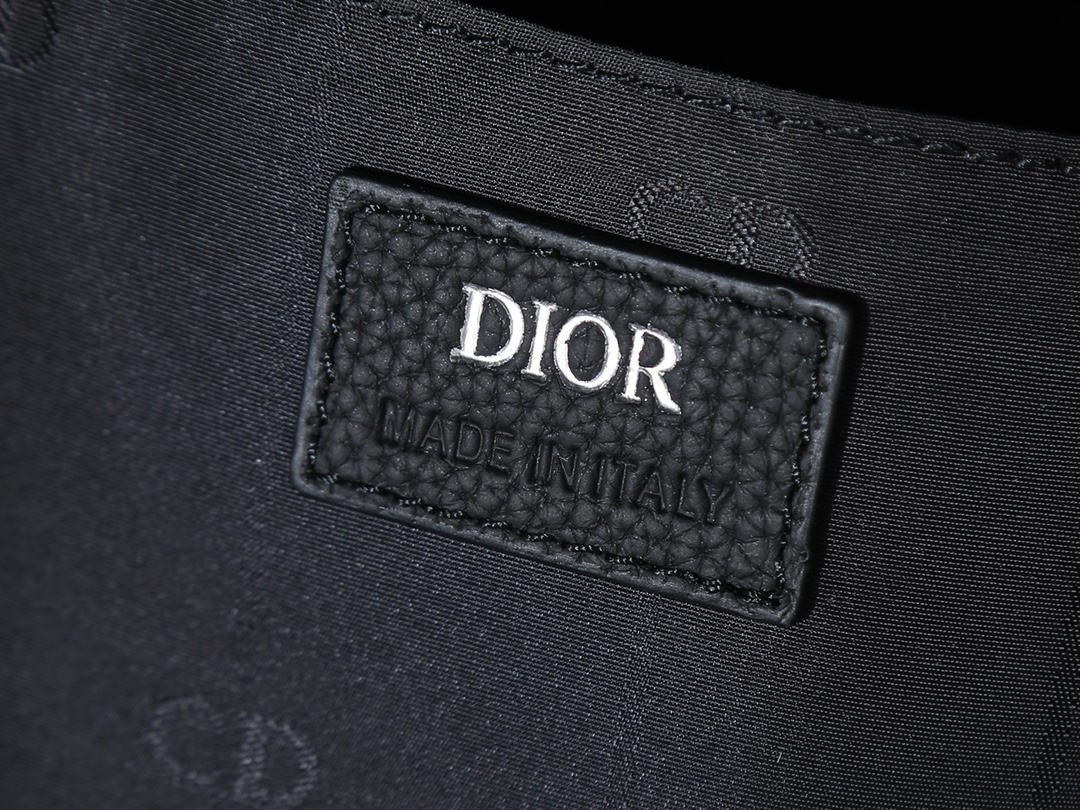 Dior Basic Bag Cow Leather Black Foldable