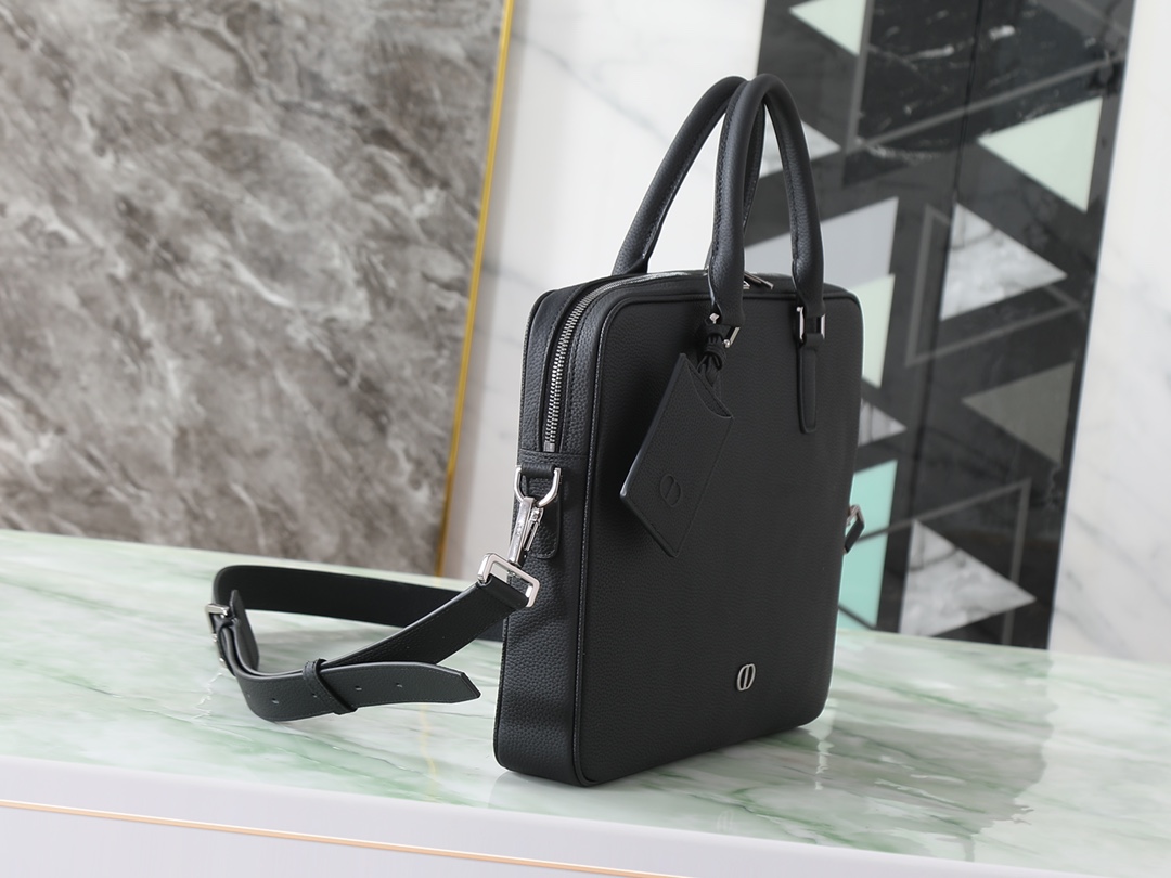 Dior Basic Bag Cow Leather Black Foldable