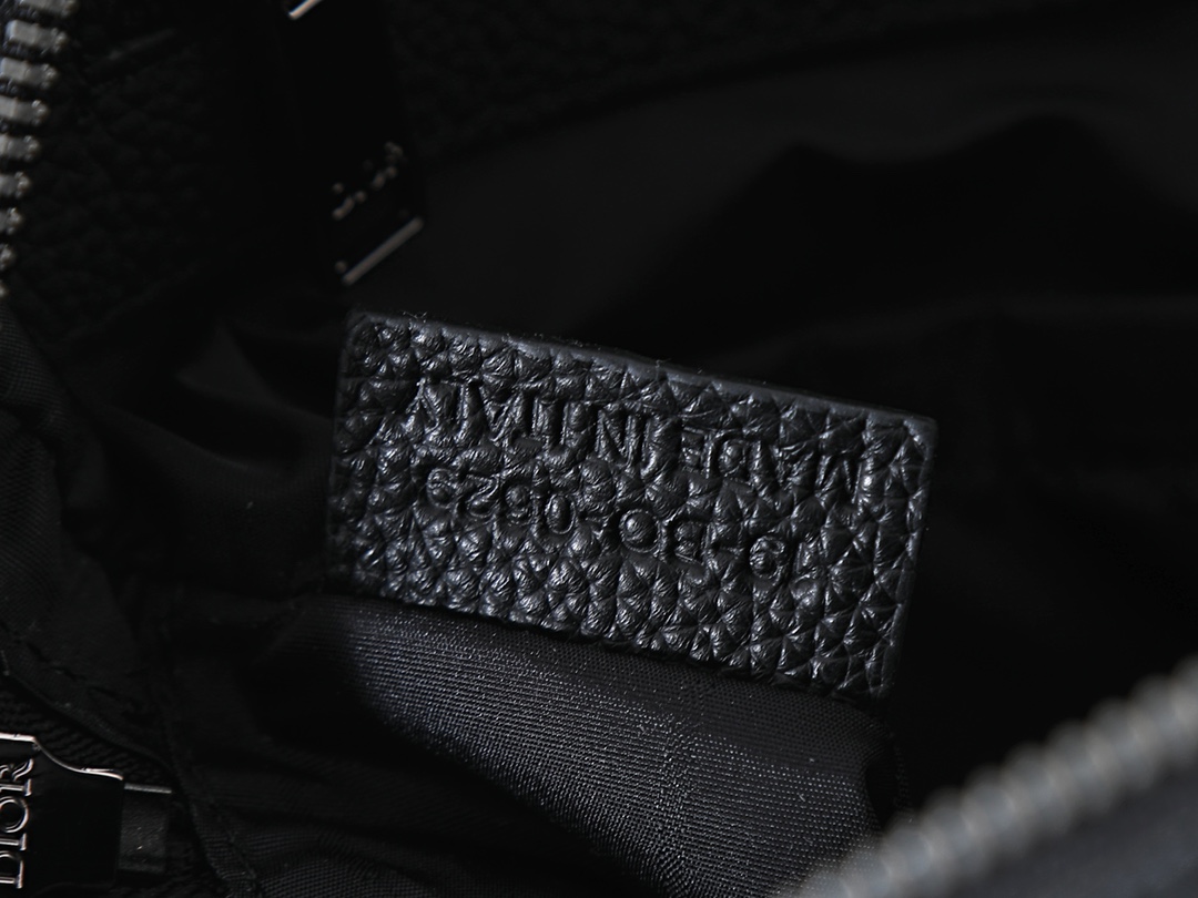 Dior Basic Bag Cow Leather Black Foldable