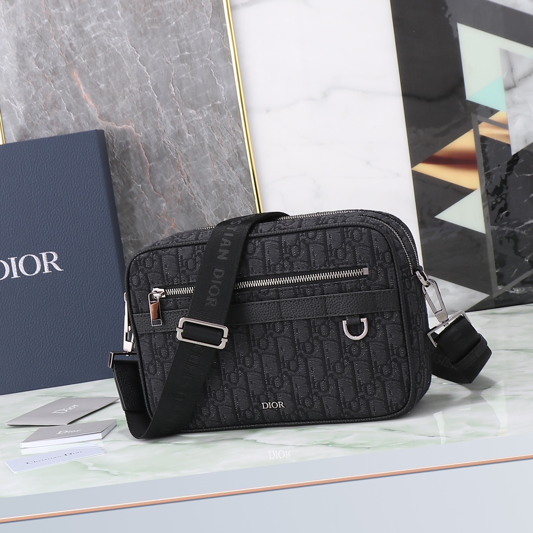 Dior Basic Bag Cow Leather Black L-s