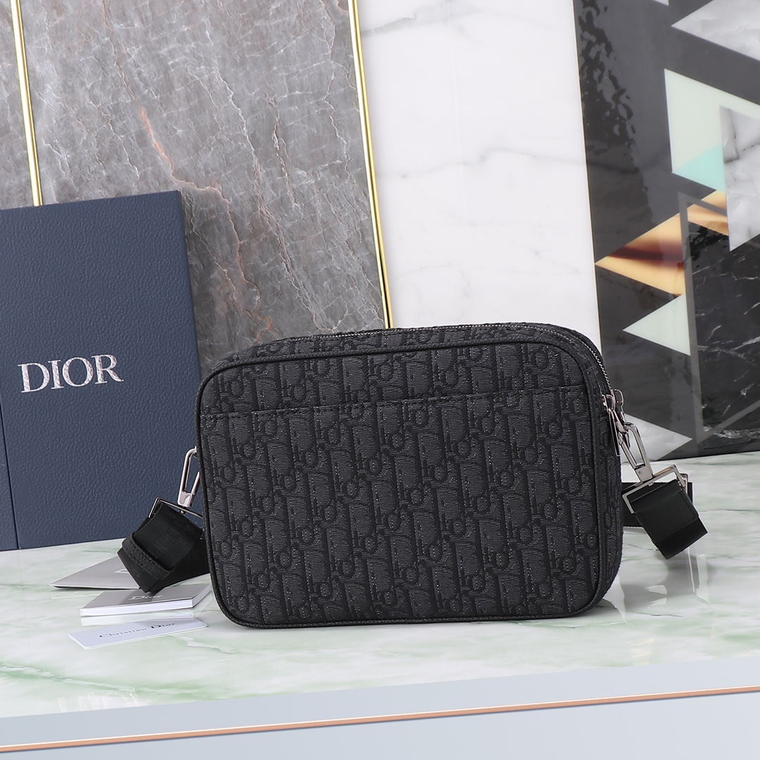 Dior Basic Bag Cow Leather Black L-s