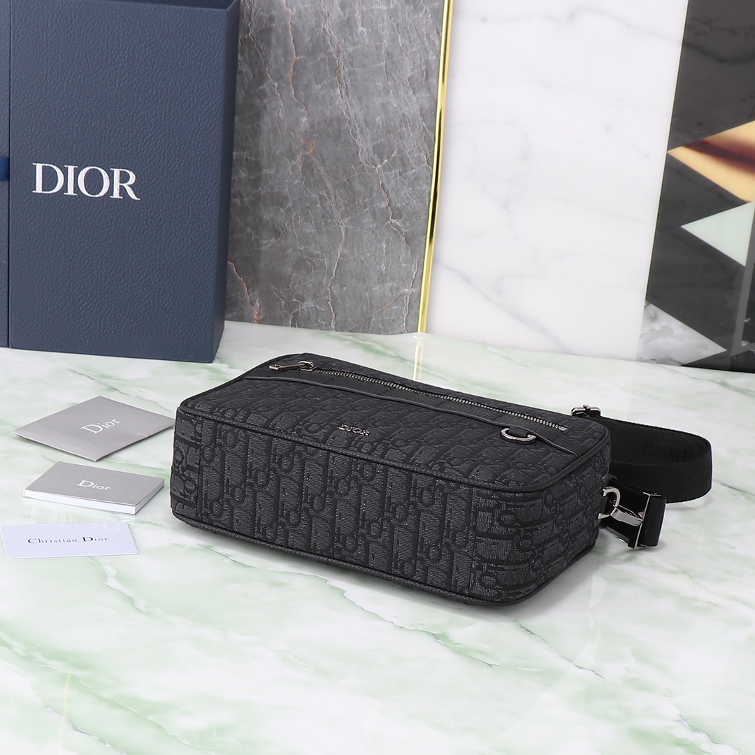 Dior Basic Bag Cow Leather Black L-s