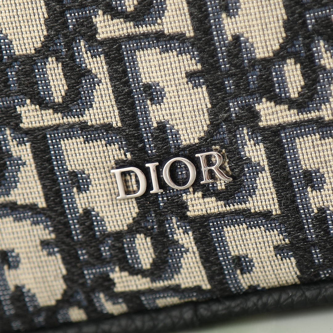 Dior Messenger Bag Cow Leather Black M-l-s