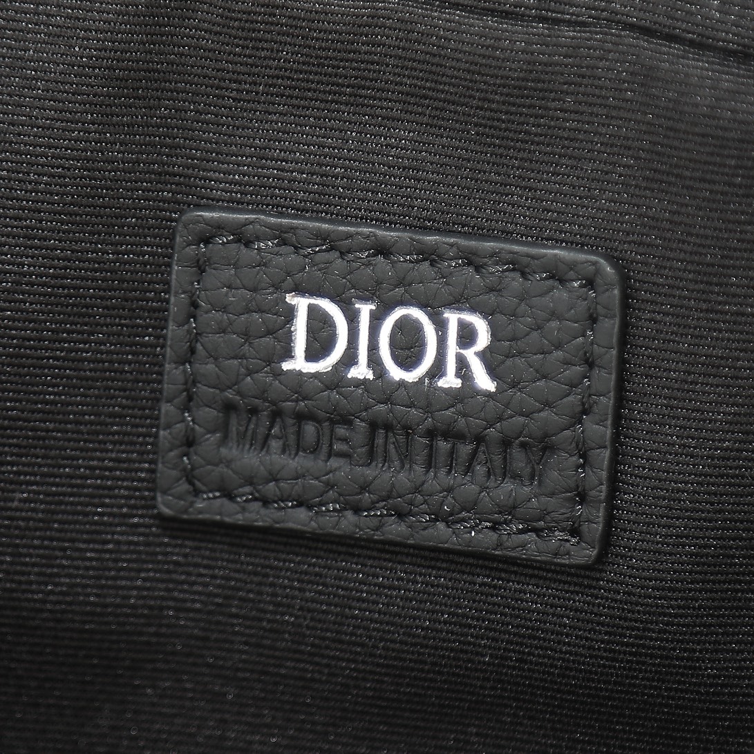 Dior Messenger Bag Cow Leather Black M-l-s