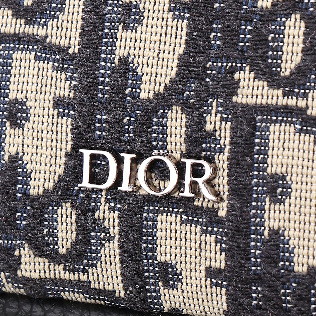 Dior Messenger Bag Cow Leather Black Mini Size L-s
