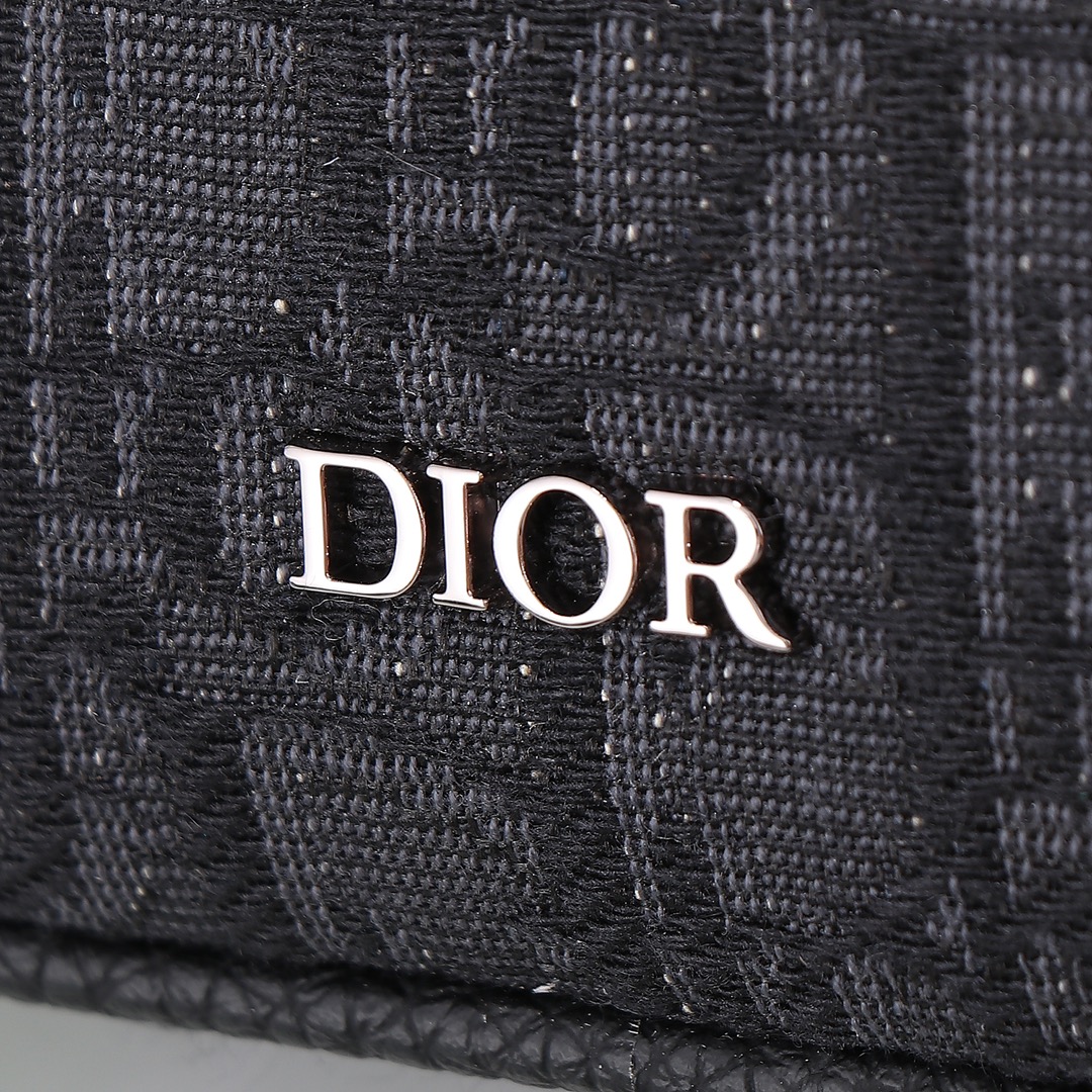 Dior Messenger Bag Cow Leather Black Mini Size L-s