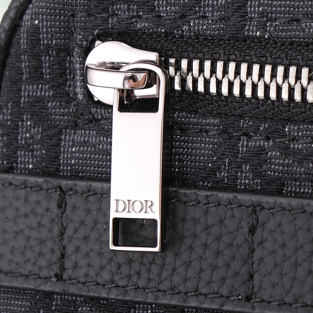 Dior Messenger Bag Cow Leather Black Mini Size L-s