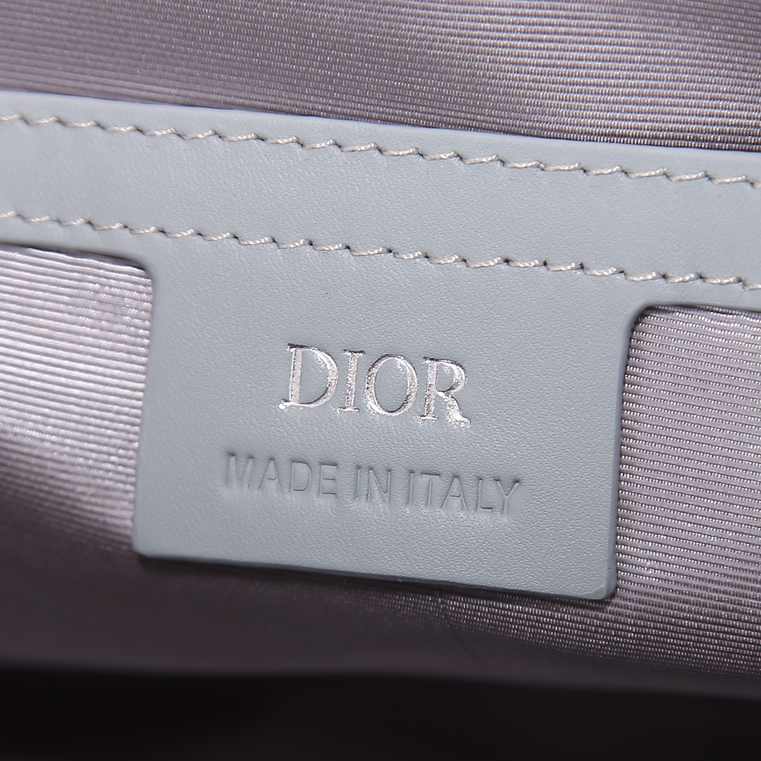 Dior Basic Bag Cow Leather Gray M-s