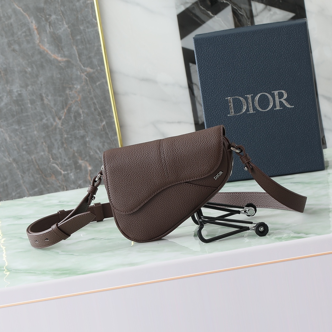 Dior Basic Bag Cow Leather Brown Mini Size S