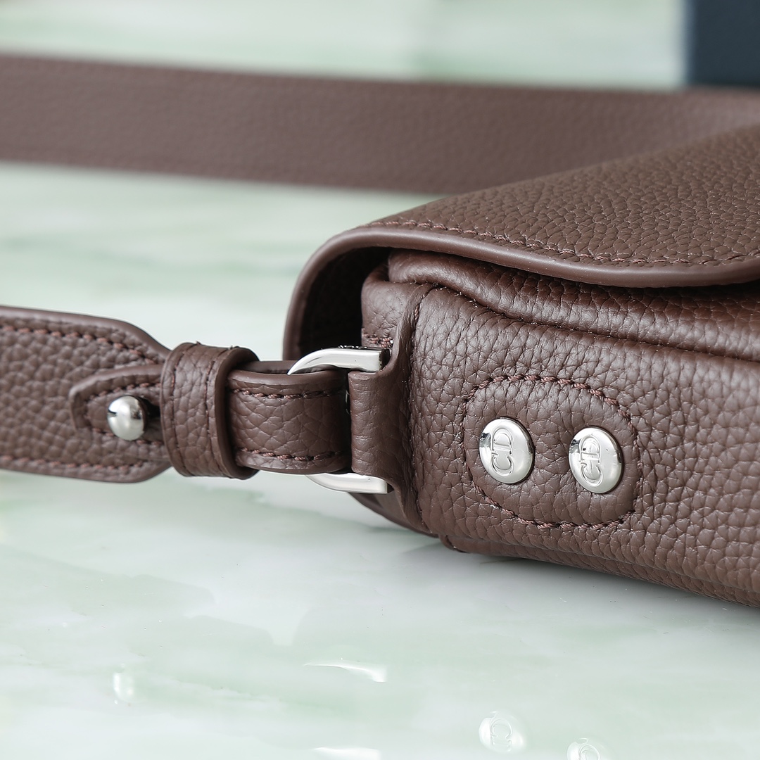 Dior Basic Bag Cow Leather Brown Mini Size S