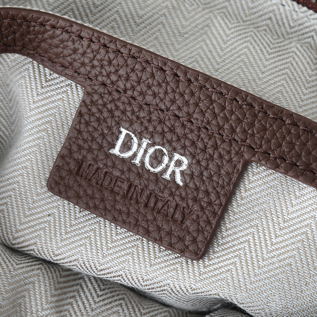 Dior Basic Bag Cow Leather Brown Mini Size S
