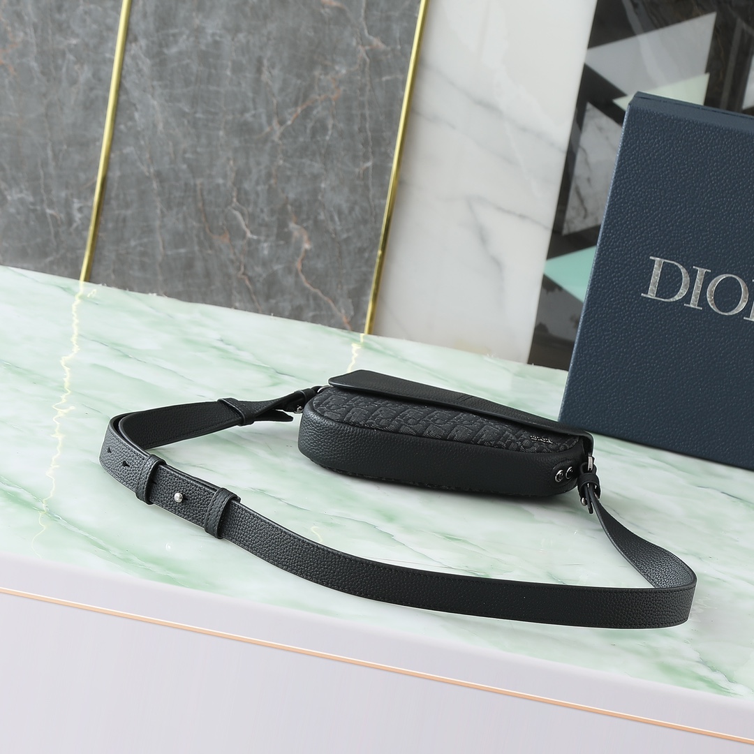 Dior Basic Bag Cow Leather Black Mini Size L-s