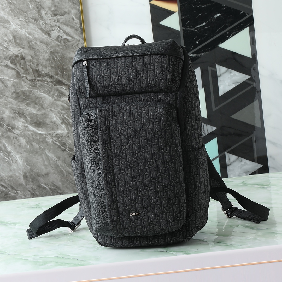 Dior Basic Bag Cow Leather Black L-s