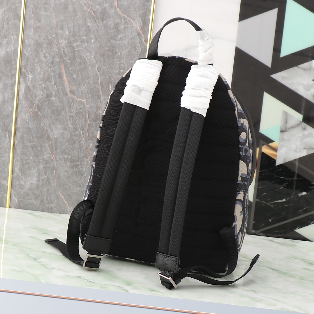 Dior Shoulder Bag Cow Leather Black L-xl-s