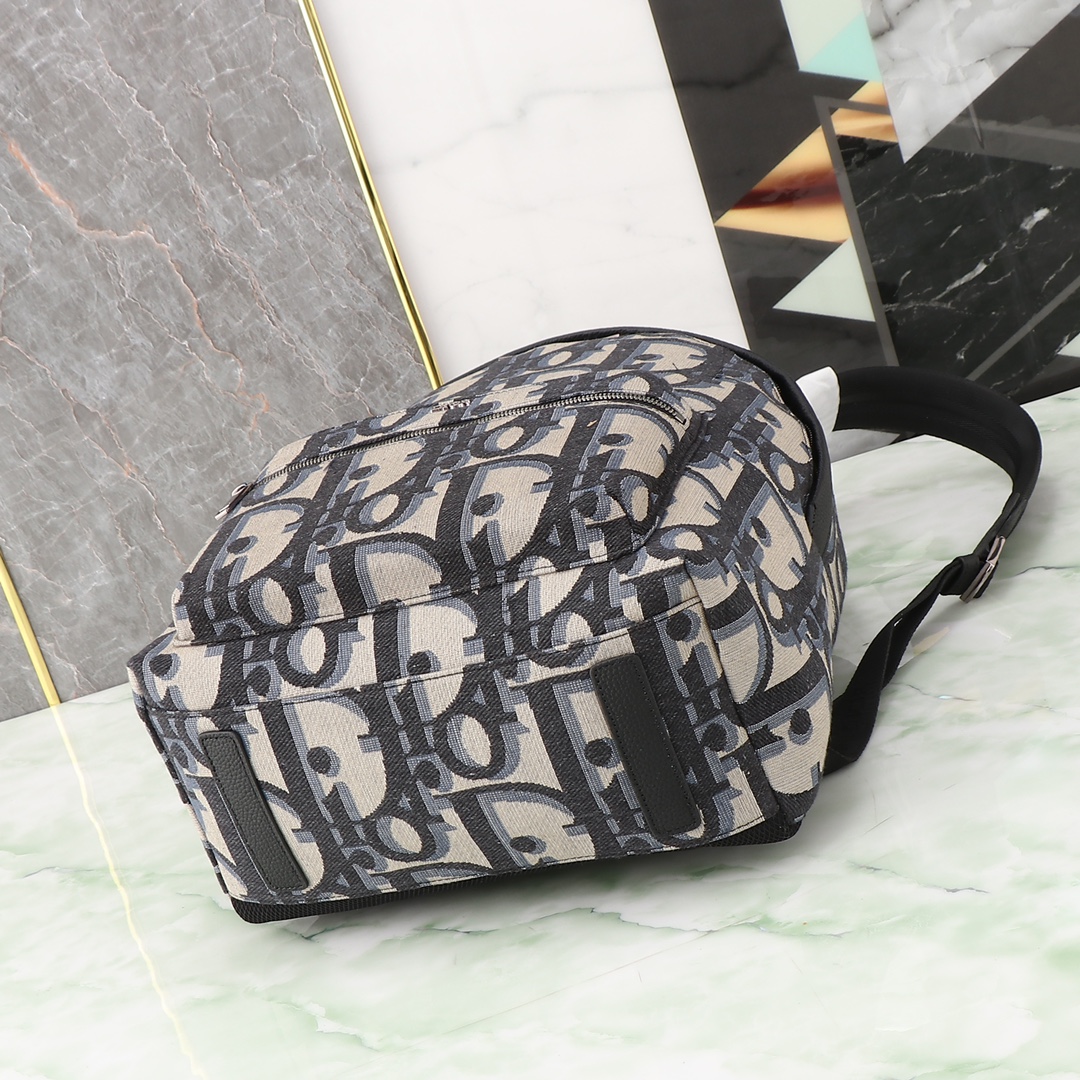 Dior Shoulder Bag Cow Leather Black L-xl-s