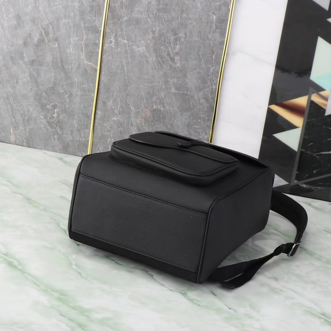 Dior Shoulder Bag Cow Leather Black