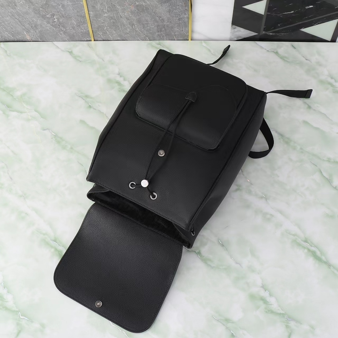 Dior Shoulder Bag Cow Leather Black