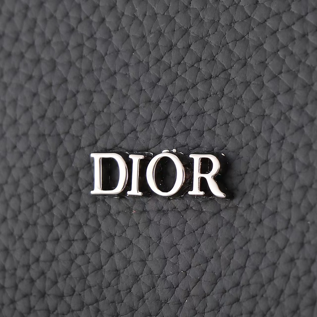 Dior Shoulder Bag Cow Leather Black
