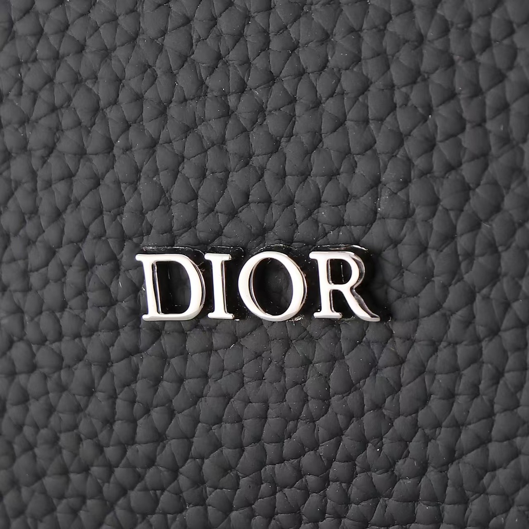 Dior Shoulder Bag Cow Leather Black