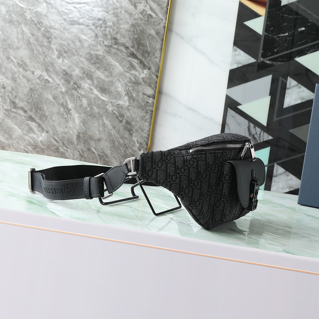 Dior Basic Bag Cow Leather Black L-s