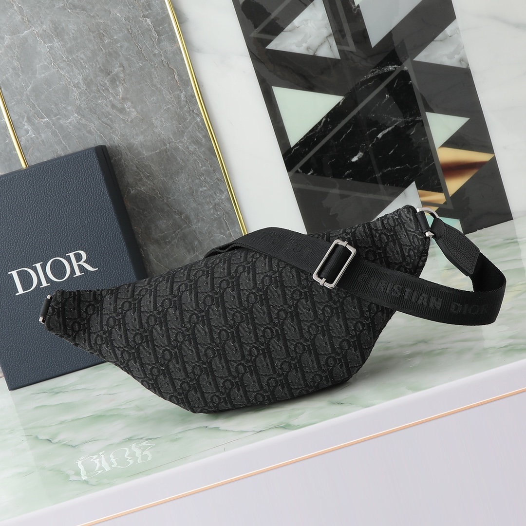 Dior Basic Bag Cow Leather Black L-s