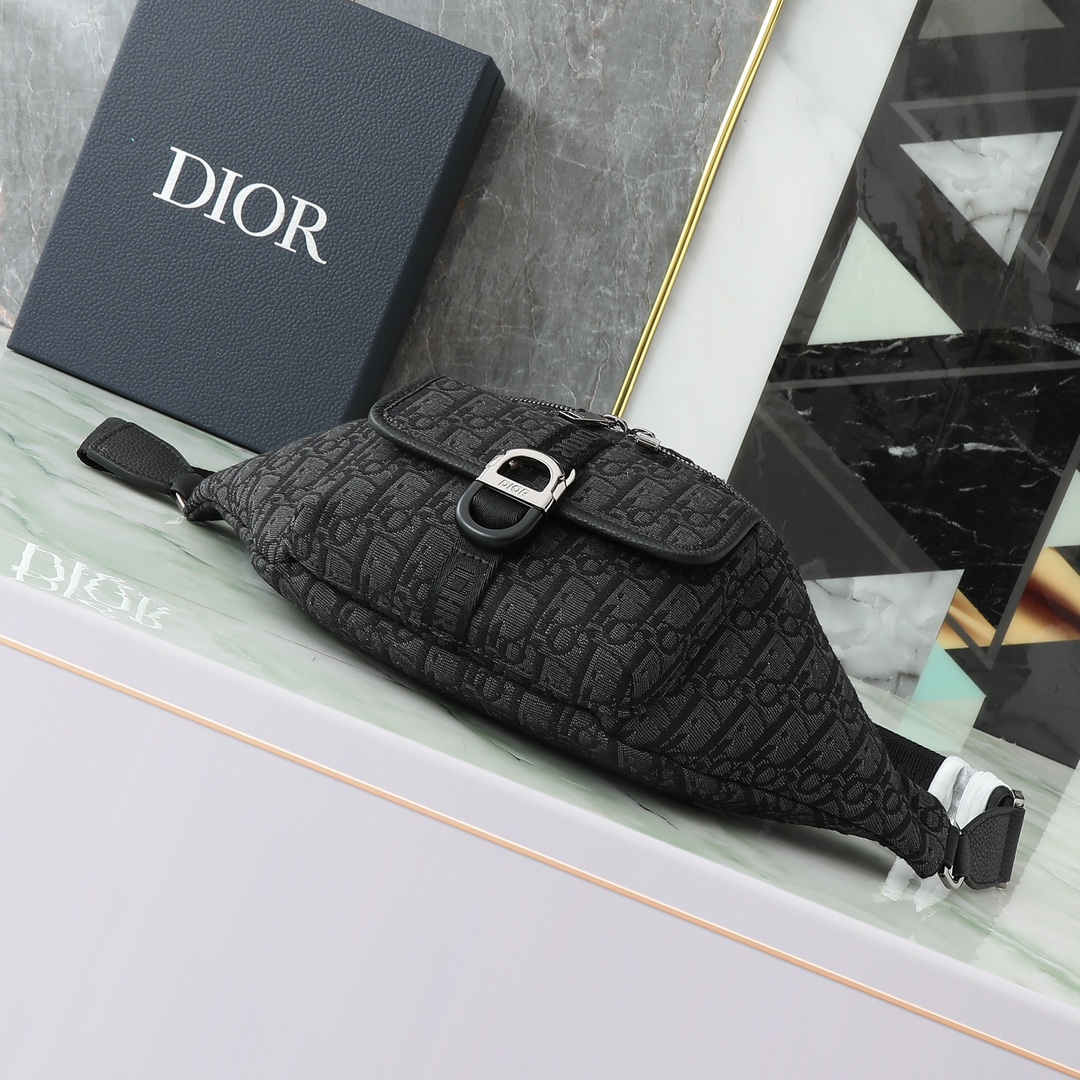 Dior Basic Bag Cow Leather Black L-s