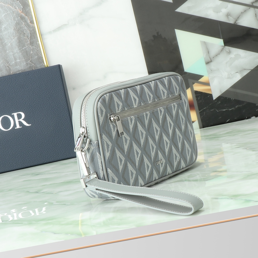 Dior Clutch Bag Canvas M-l-s