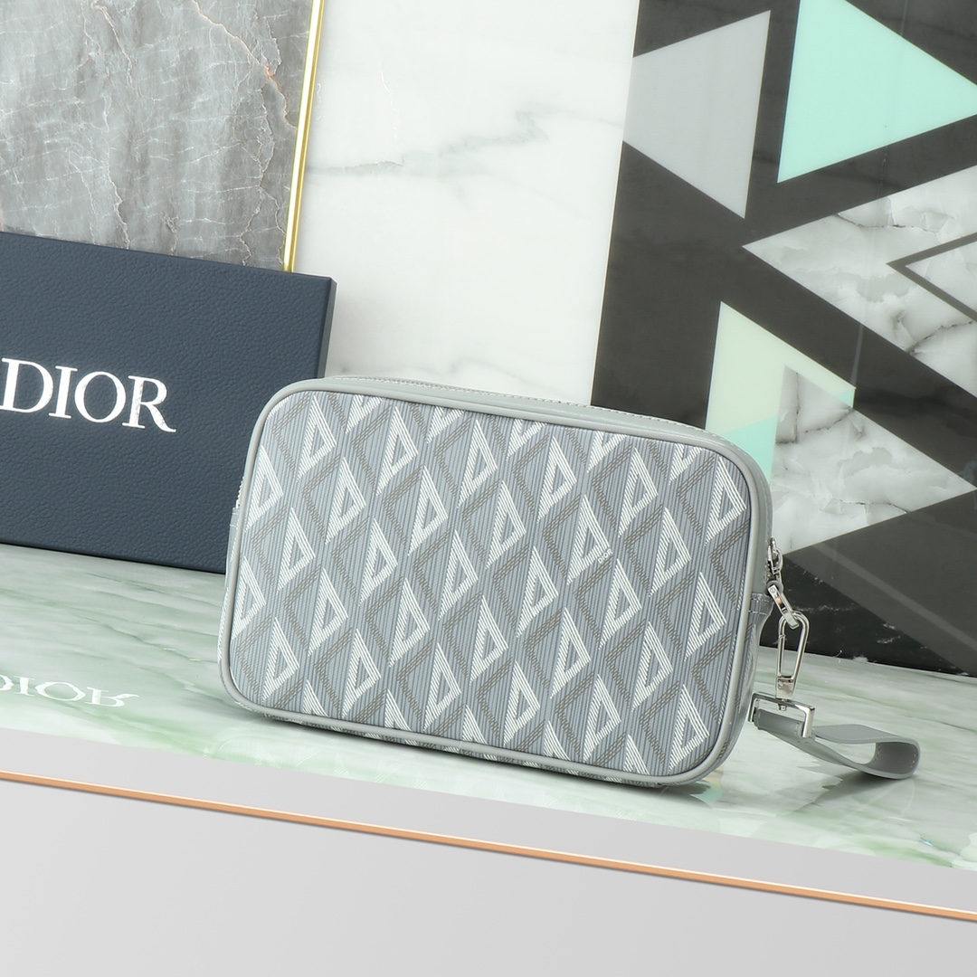 Dior Clutch Bag Canvas M-l-s