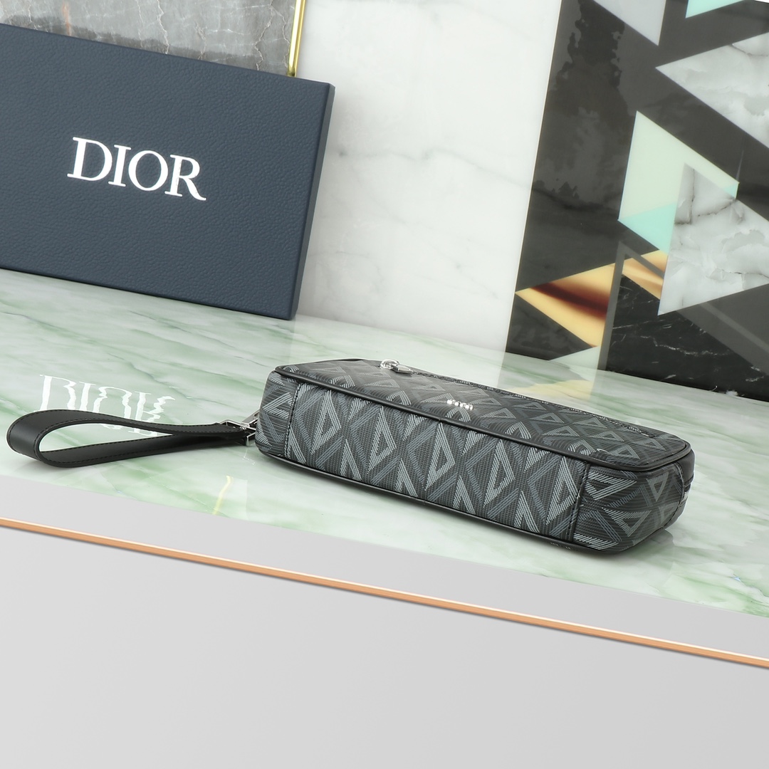 Dior Clutch Bag Canvas M-l-s