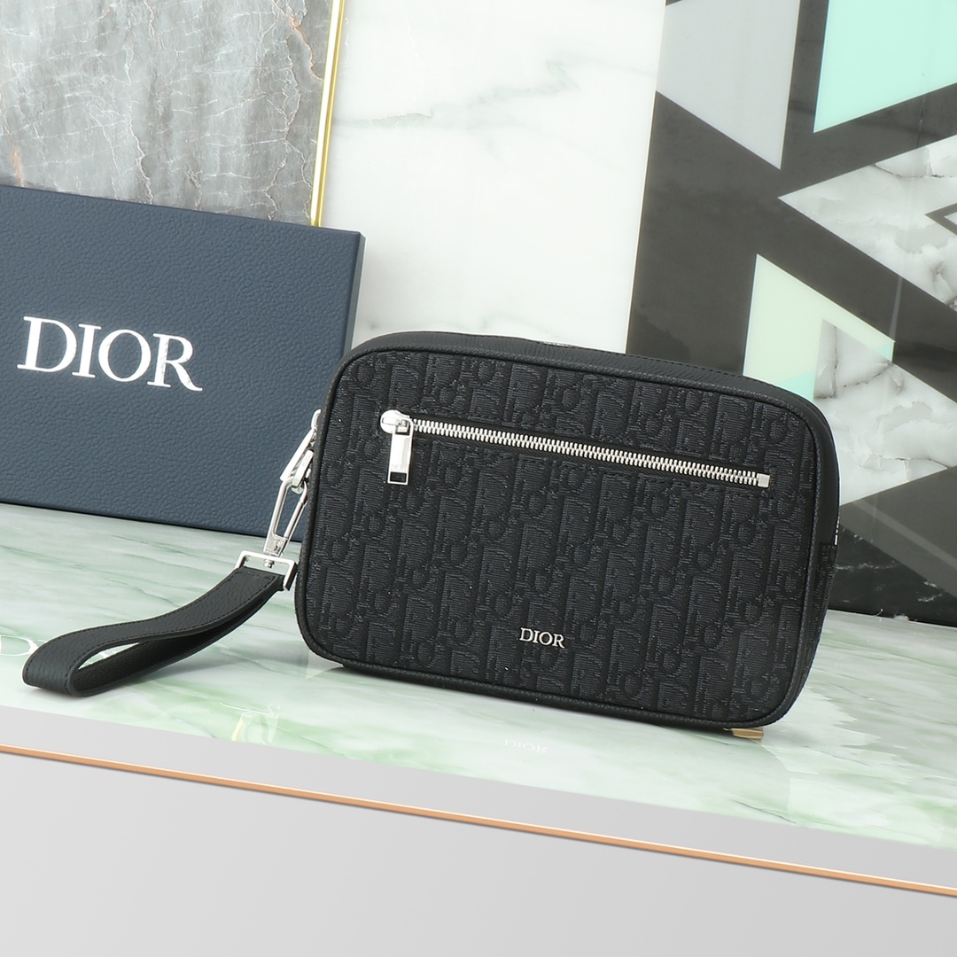 Dior Basic Bag Cow Leather Black L-s