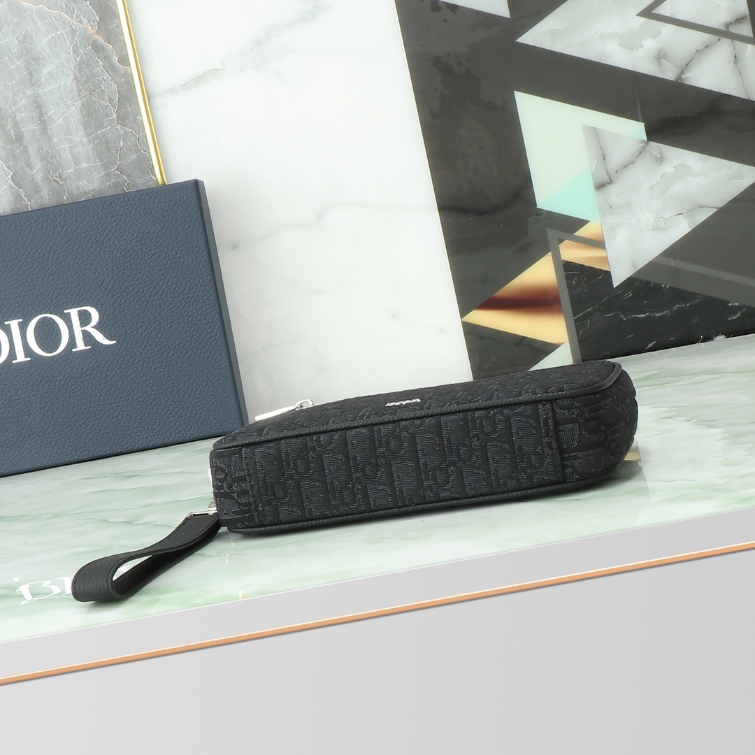 Dior Basic Bag Cow Leather Black L-s