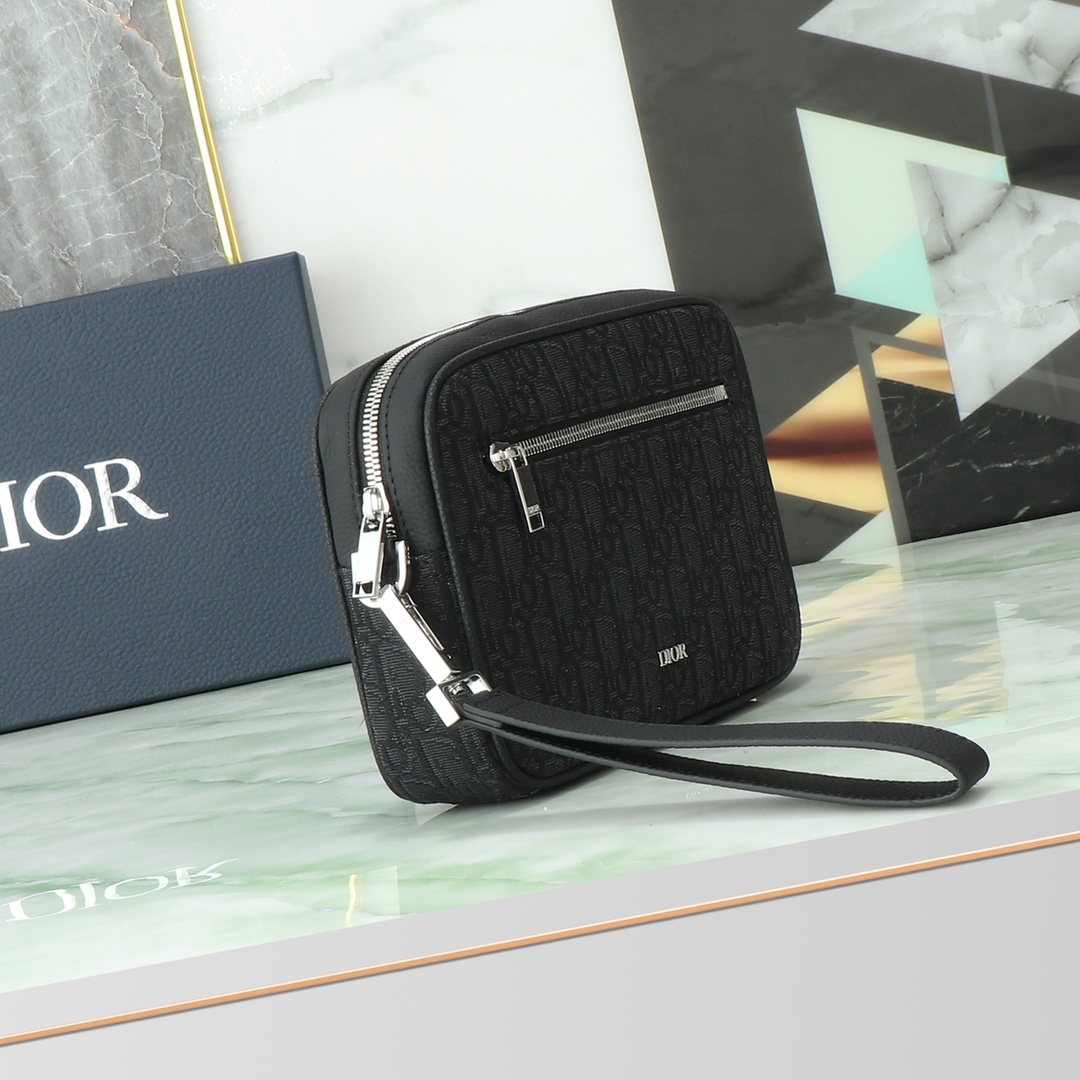 Dior Basic Bag Cow Leather Black L-s