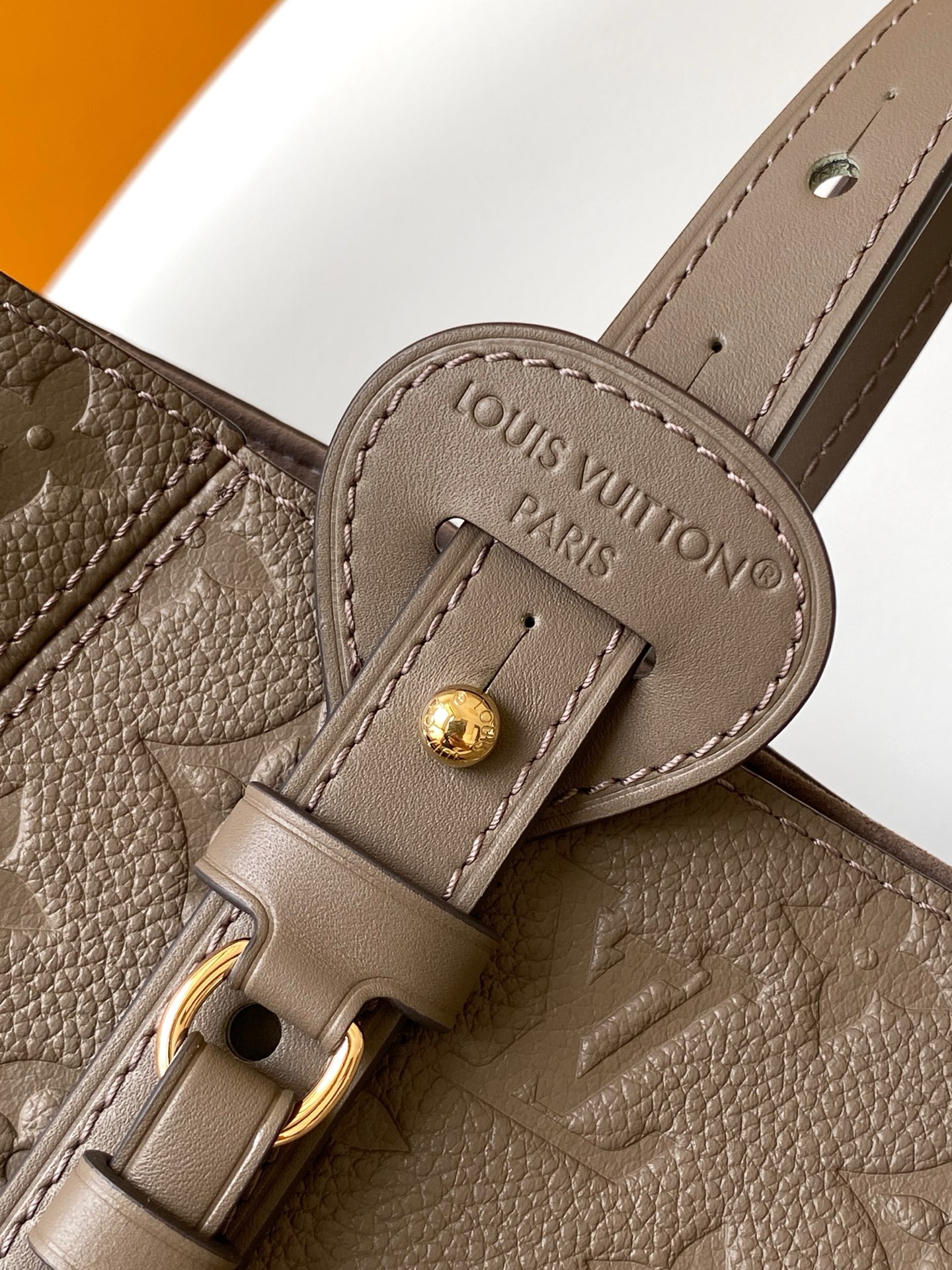 Louis Vuitton Tote Bag Cow Leather Black M-l