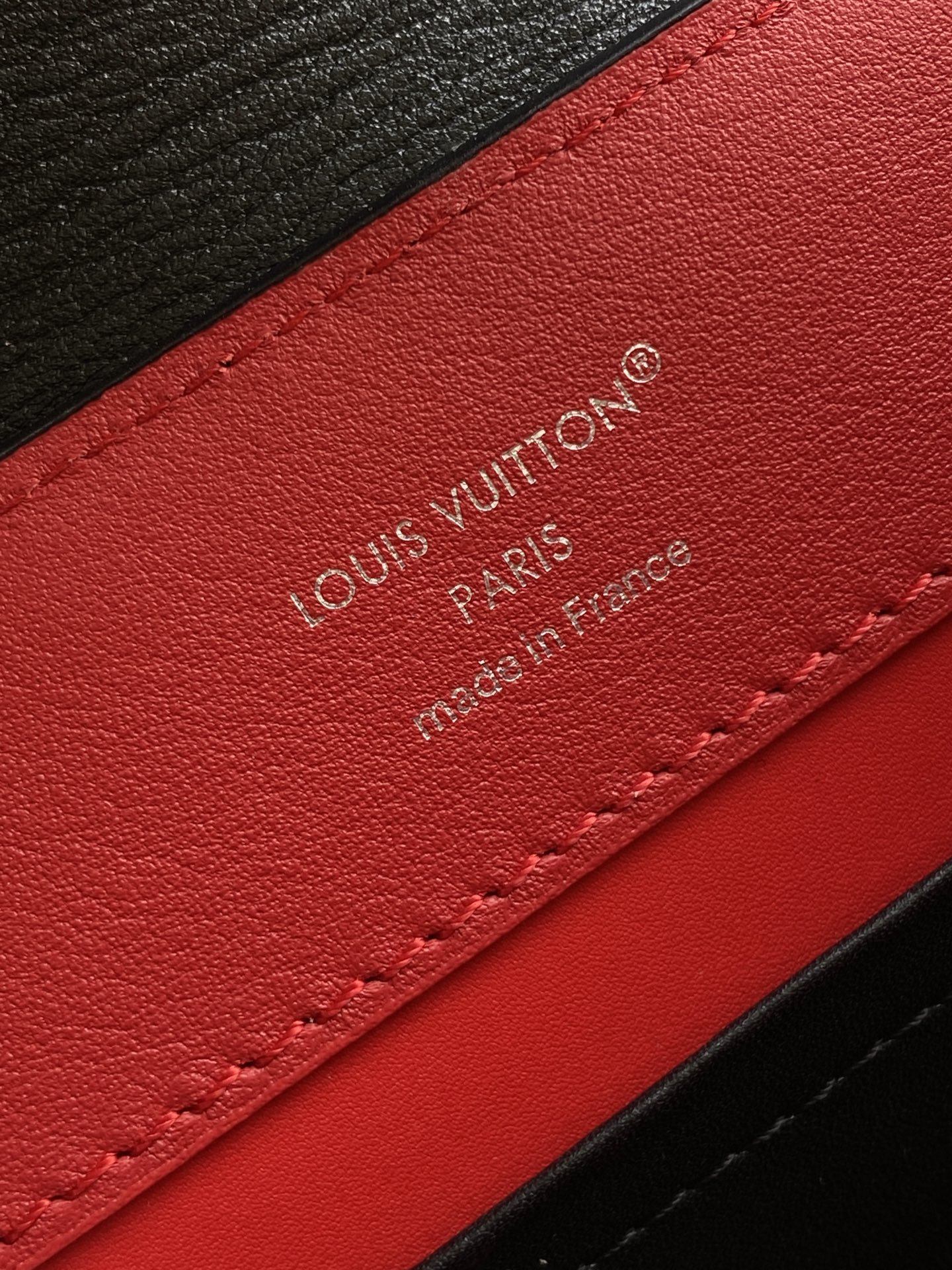 Louis Vuitton Basic Bag Cow Leather Black M-s