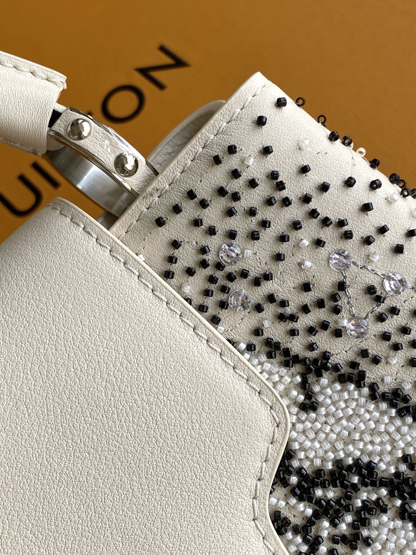 Louis Vuitton Basic Bag Cow Leather Black M-s