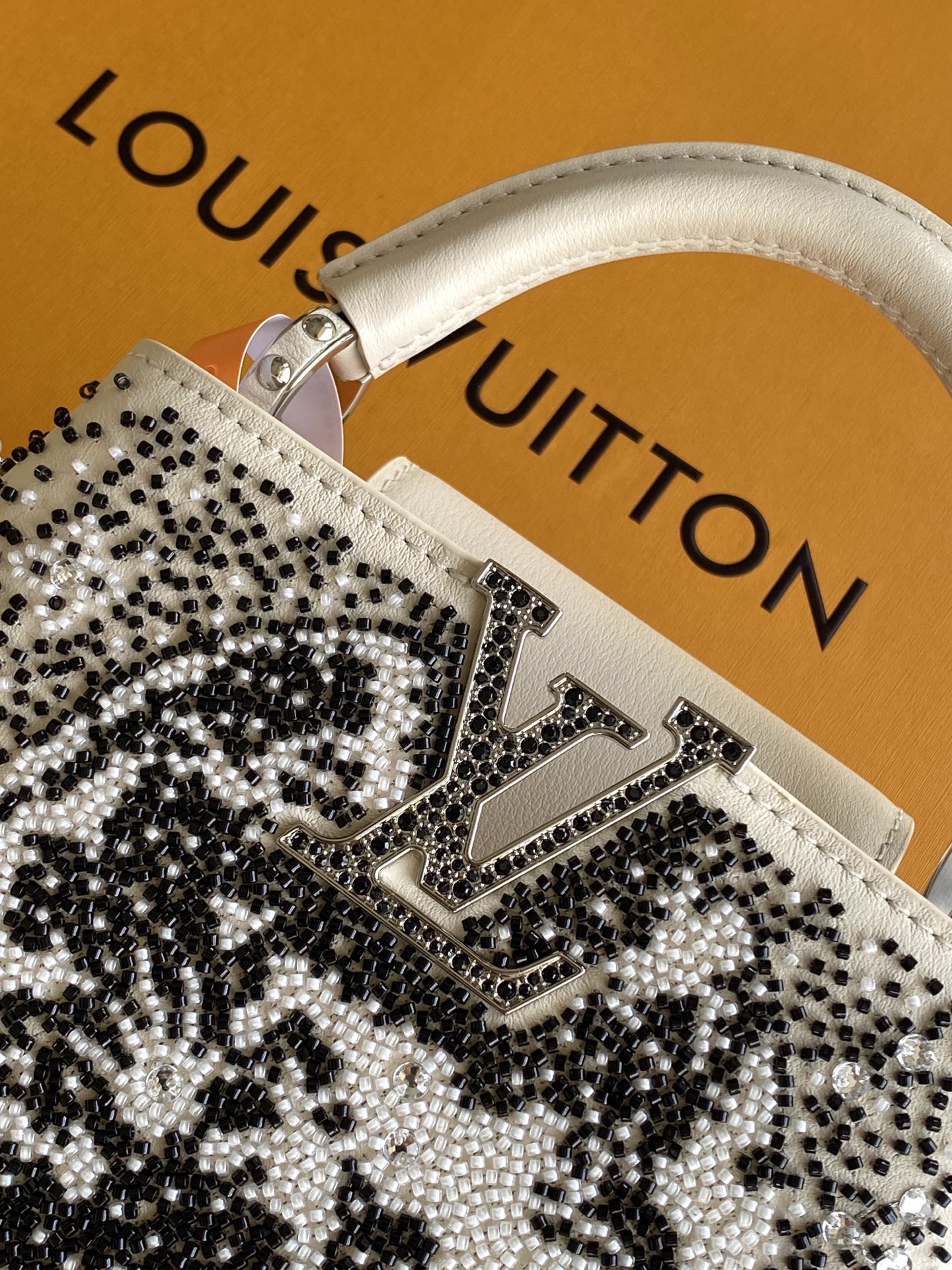 Louis Vuitton Basic Bag Cow Leather Black M-s