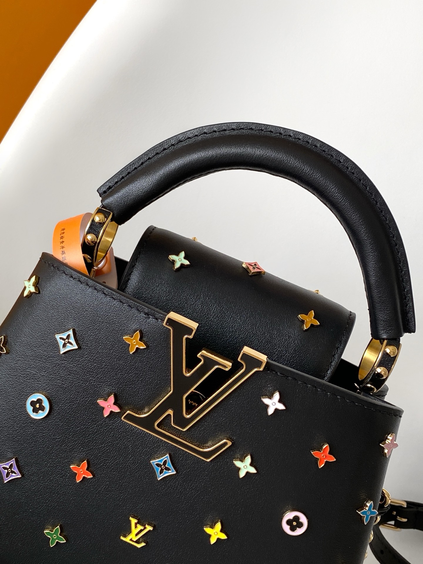 Louis Vuitton Basic Bag Cow Leather Black M-l-s