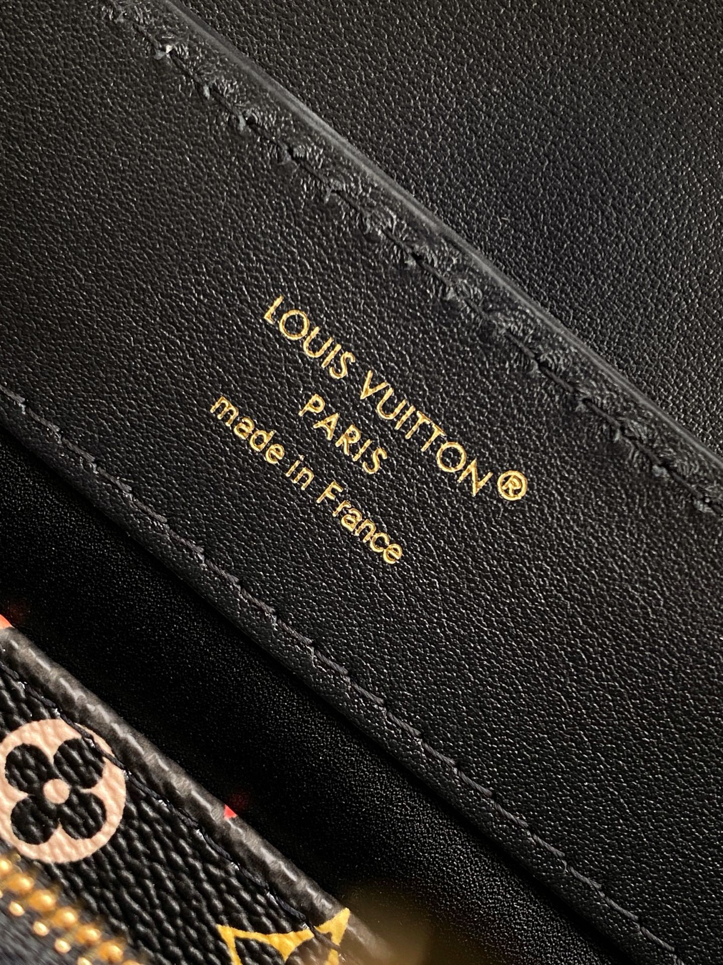 Louis Vuitton Basic Bag Cow Leather Black M-l-s