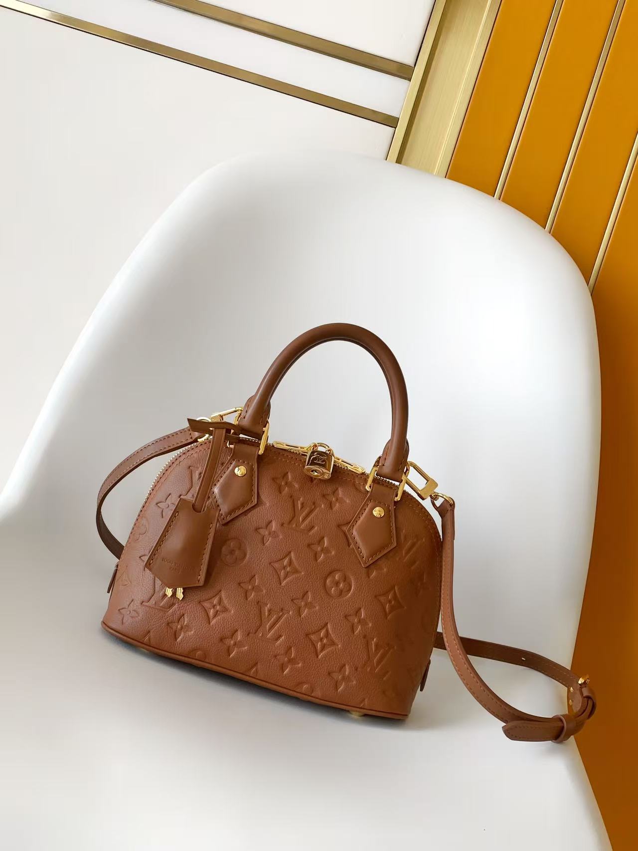 Louis Vuitton Basic Bag Cow Leather M-l-s