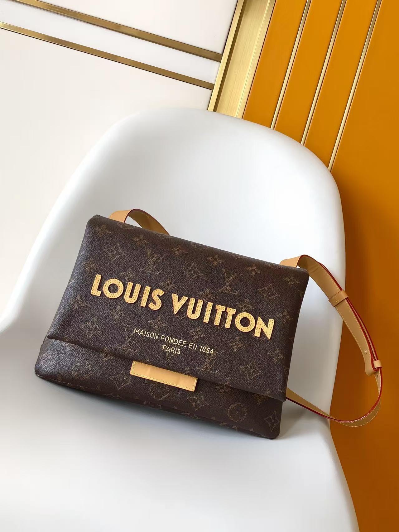 Louis Vuitton Messenger Bag Cow Leather M-l-s