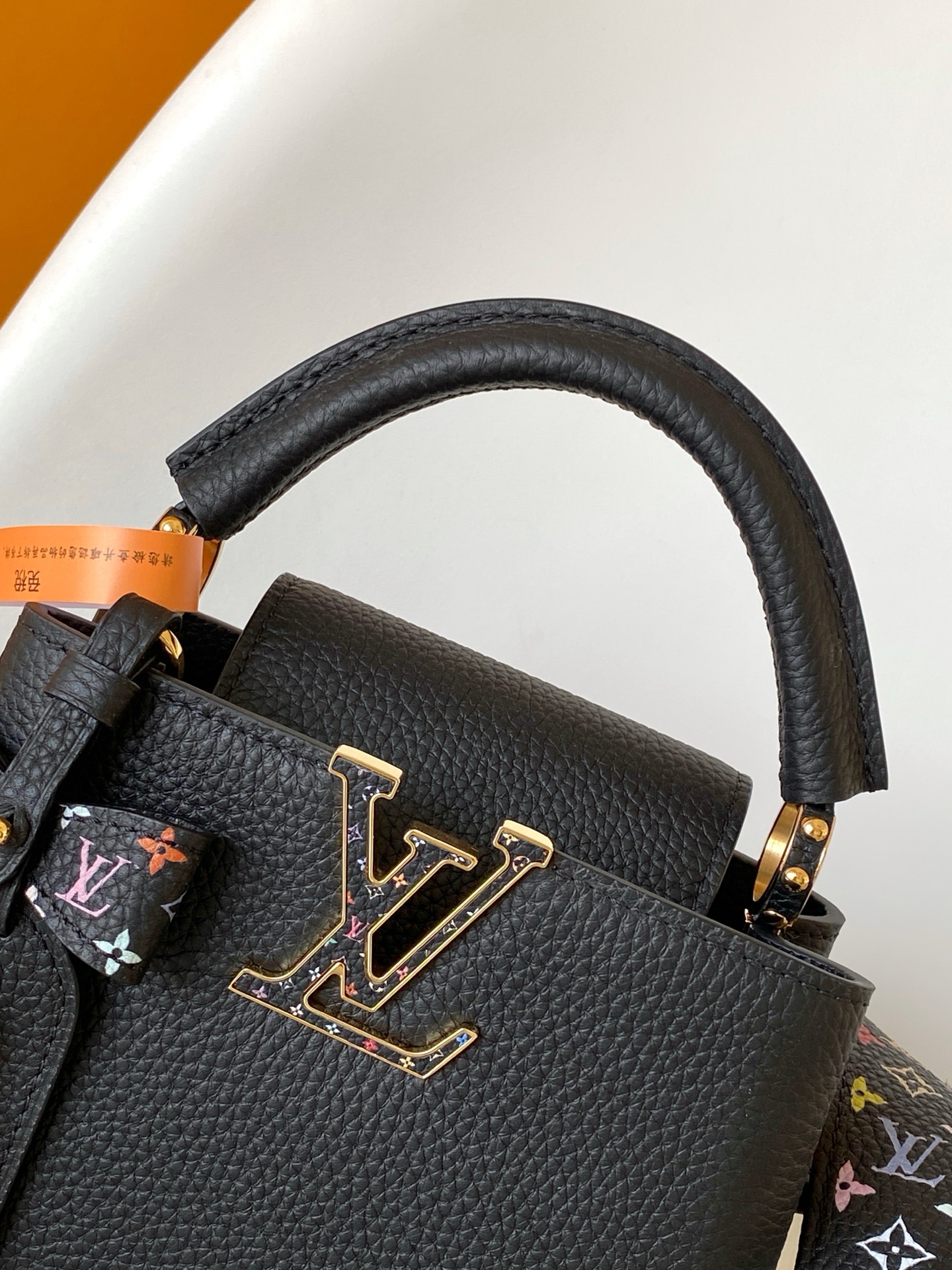 Louis Vuitton Basic Bag Cow Leather Black M-l-s