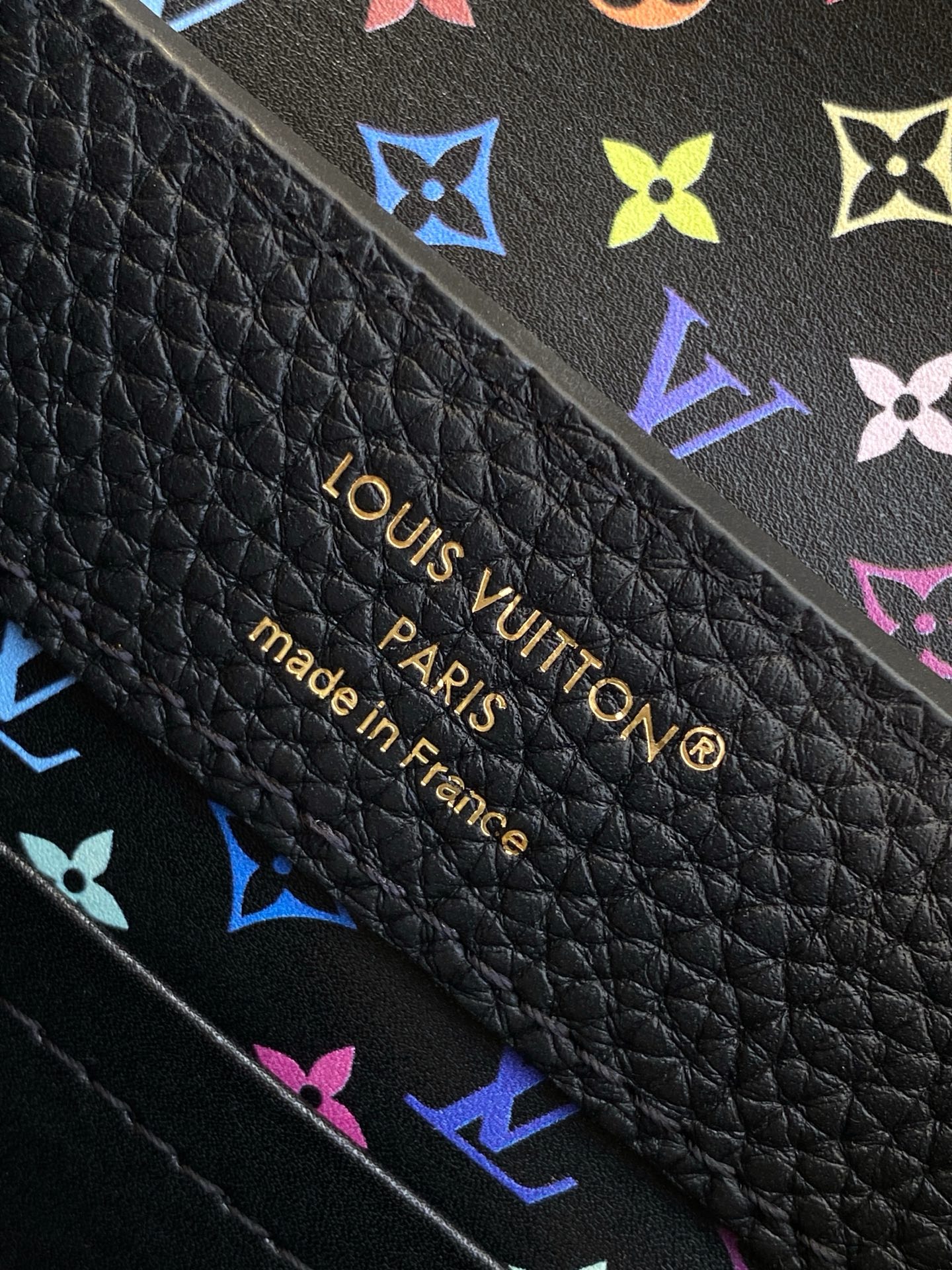 Louis Vuitton Basic Bag Cow Leather Black M-l-s