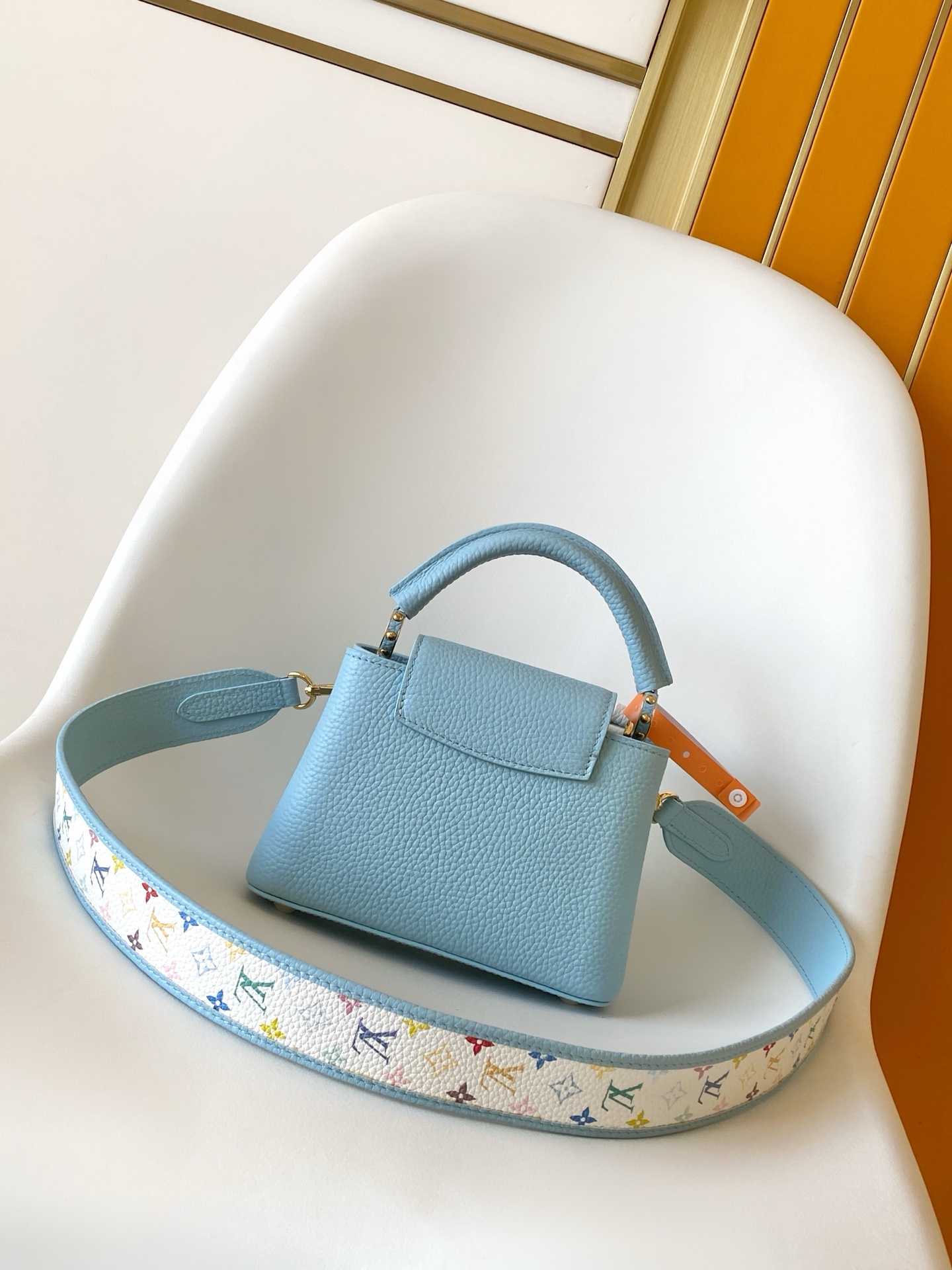 Louis Vuitton Basic Bag Cow Leather Black M-l-s