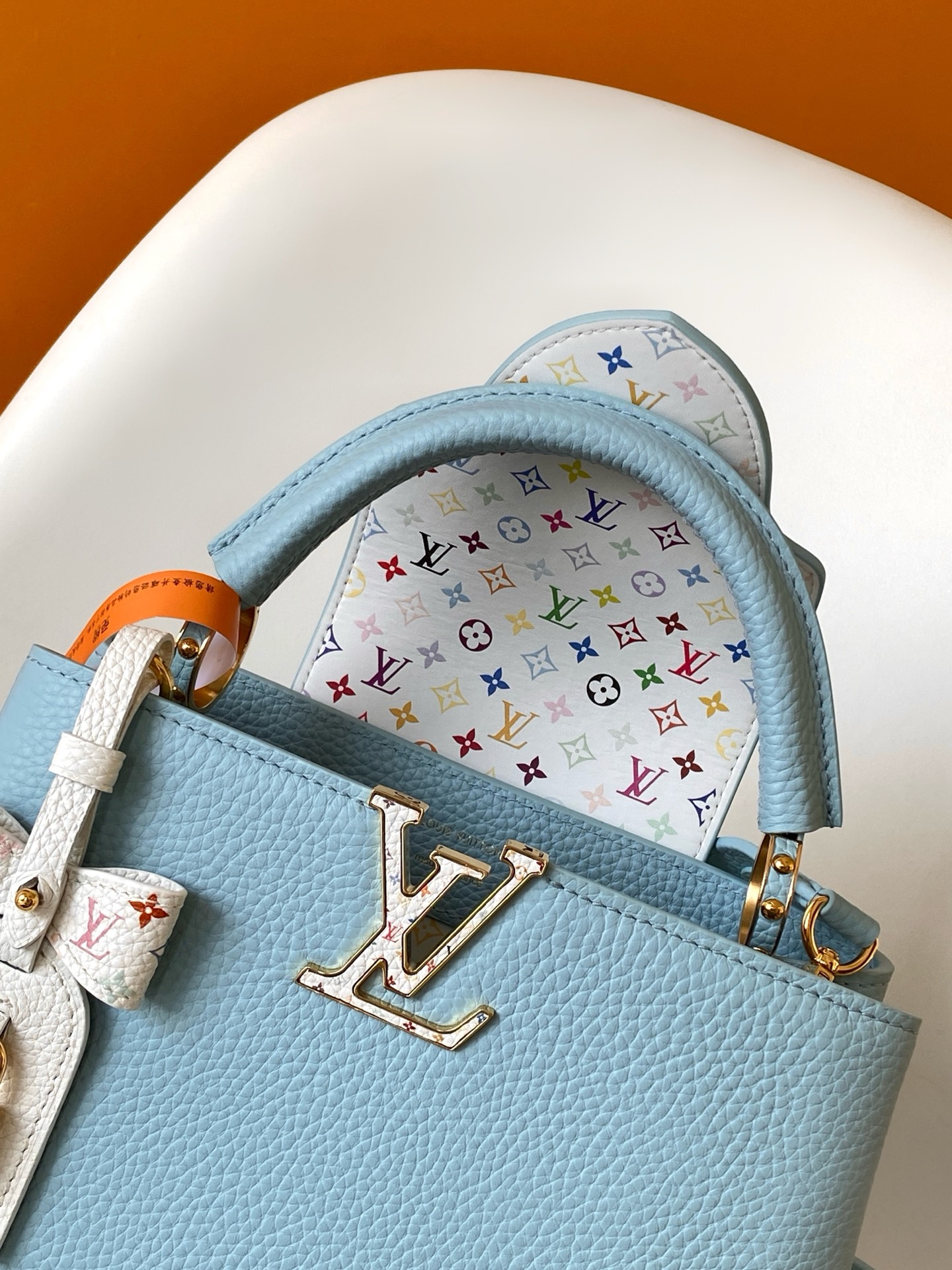 Louis Vuitton Basic Bag Cow Leather Black M-l-s